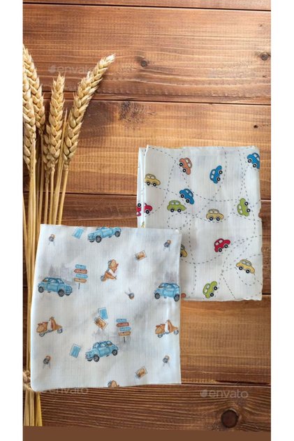 Muslin Blanket 85 Cm*85 Cm (2 PCS)
