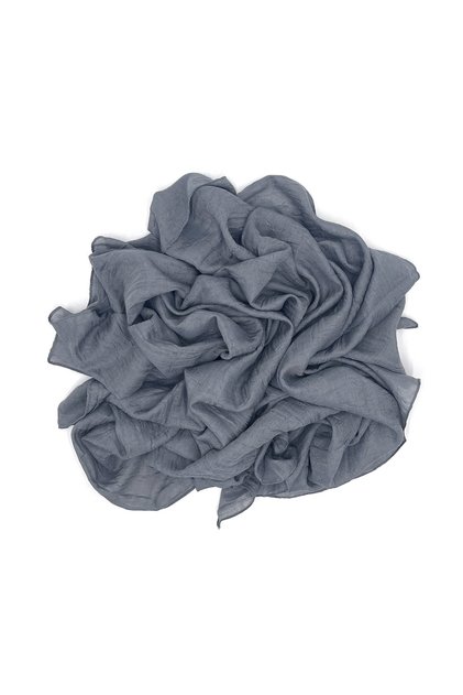 Pamuklu Füme Bambu Kraş Eşarp Yüksek Kalite Yazma 100x100cm Overloklu