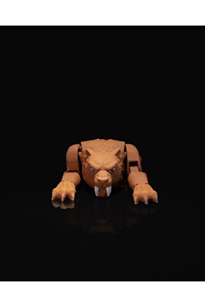 TuransoyCraft Buz Devri Ice Age Kılıç Dişli Kaplan Hareketli