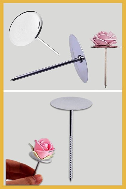 Cream Rose Making Nail 5 cm, Stainless Steel NAIL