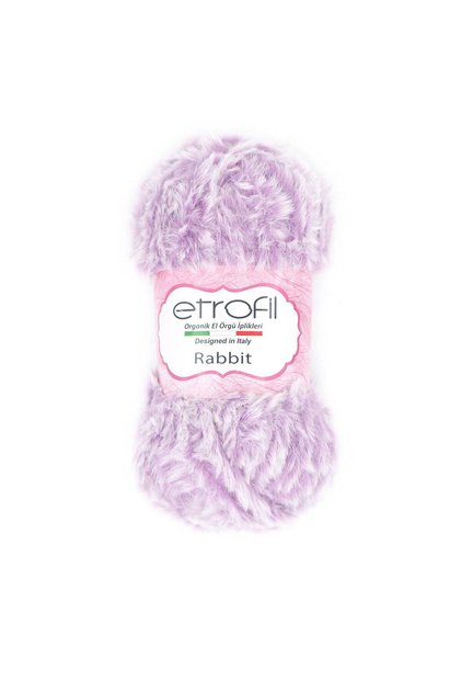 Lavender 70684 - Rope Fur and Floss Rabbit Knit Bag, Jacket, Blanket Carpet Hat and Coat
