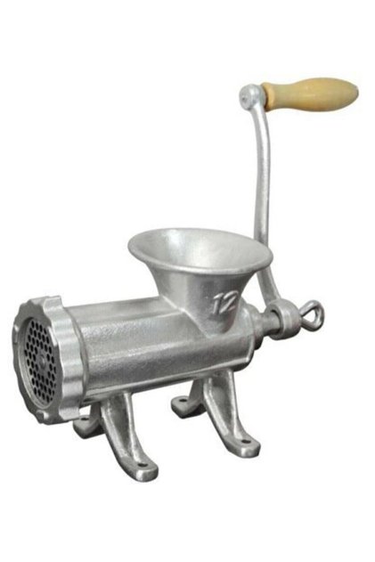 12 Numara Metal Döküm Kollu Çelik Et Kıyma Makinesi
