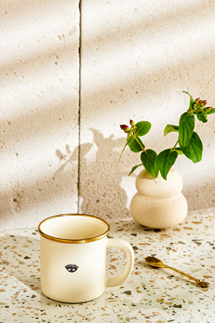 Emsan Artisan Eye Enamel Mug 350 ml- Trendyol