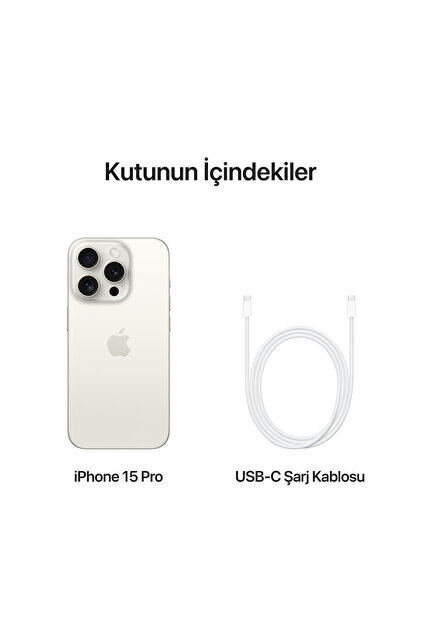 Apple iPhone 15 Pro 512 GB Beyaz Titanyum - Fiyatı, Yorumları