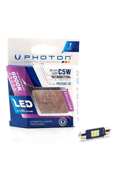 Photon C5w 12v 36mm Sofit Exclusive Serisi Can-bus Led Ph7026
