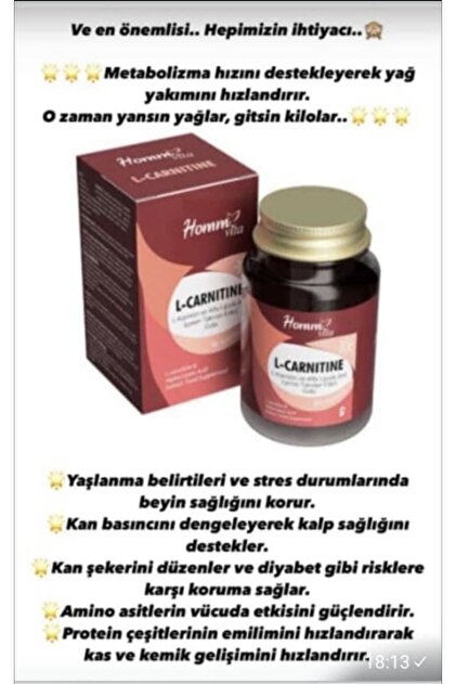 l carnitine emziren anneler kullanabilirmi hommvita L-carnıtın