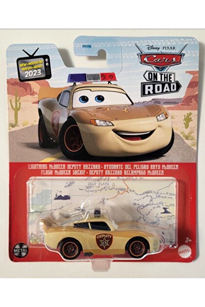 TOY LAND Disney Pixar Cars On The Road 2023 Mcqueen Deputy Hazzard