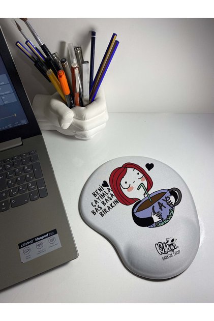 Çaykolik Kız Baskılı Bilek Destekli Mouse Pad