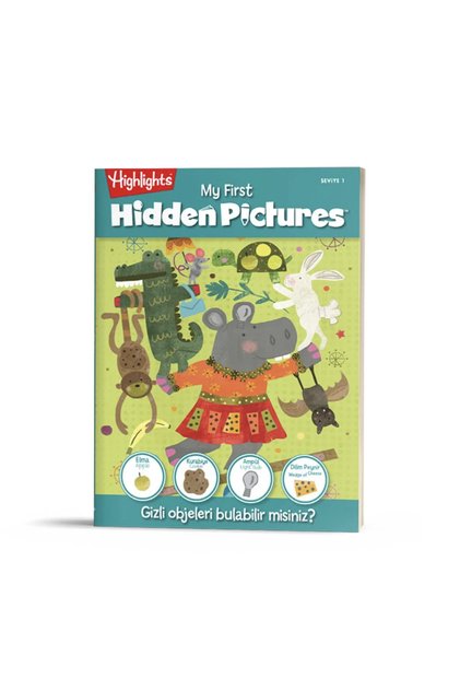 My First Hidden Pictures 1. Seviye (Benim İlk Gizli Resimlerim) TEK KİTAP