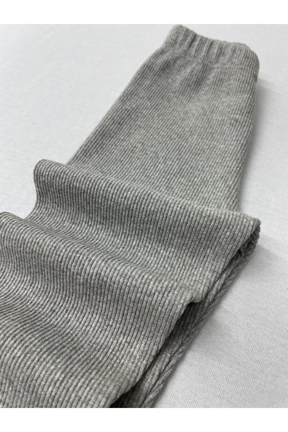 Flexible Twill Gray Melange Children's Tights