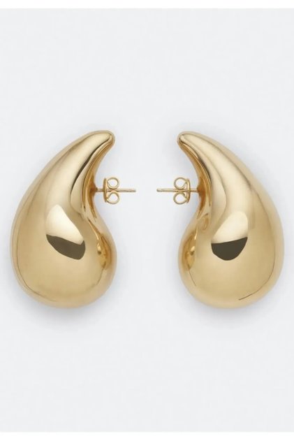 Gold  Gözyaşı Damla Model küpe