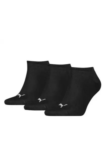 Unısex Sneaker Plaın 3P Siyah Unisex 3Lü Yüksek Sneaker Çorap