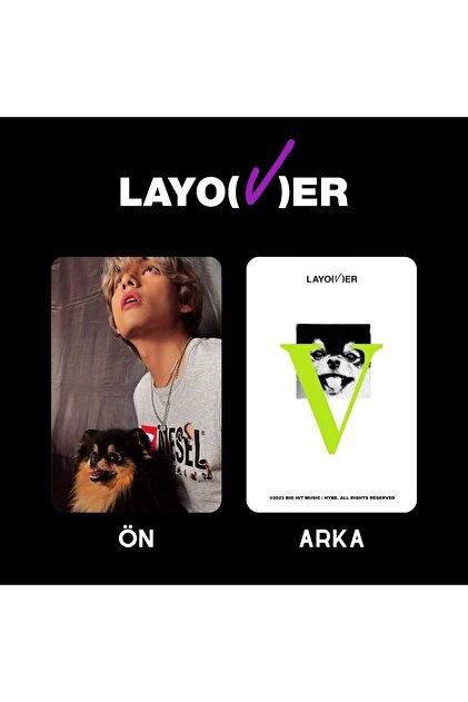 Kpop Dünyasi BTS V '' Layover '' Green PC Set - Fiyatı, Yorumları