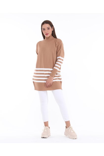 Women's Striped Knitwear Tunic