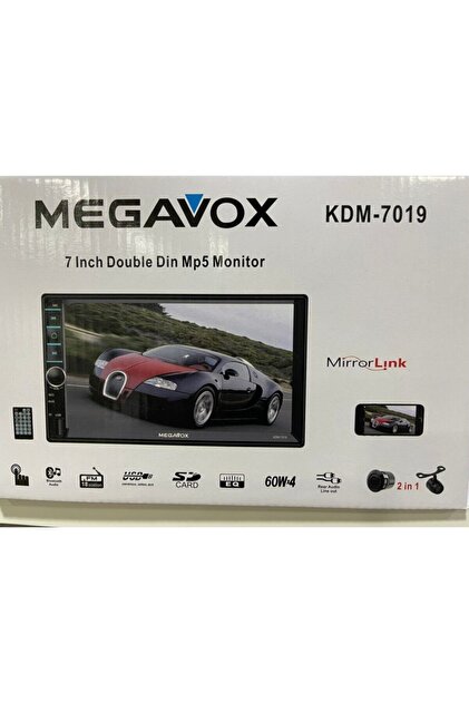 Megavox Kdm-7019 7'' Hd Ekran Usb Sd Bluetooth Mirrorl Mp5