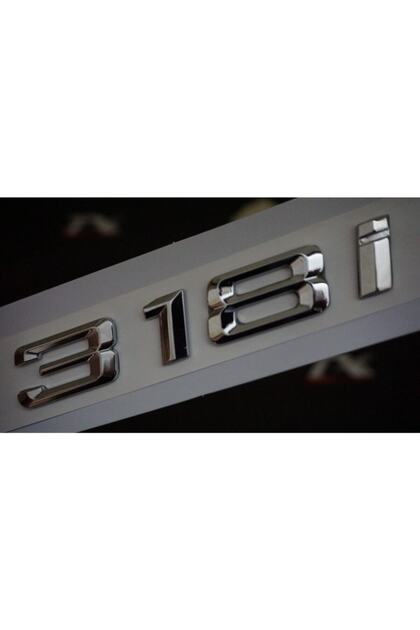 EDEXPORT Bmw 318i Bagaj Krom Metal 3m 3d Yazı Logo Uyumlu - Fiyatı