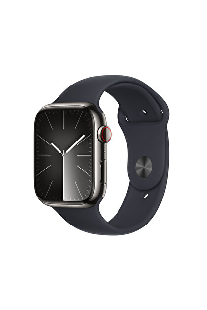 Apple Watch Series 9 GPS + Cellular 45mm Grafit Paslanmaz Çelik