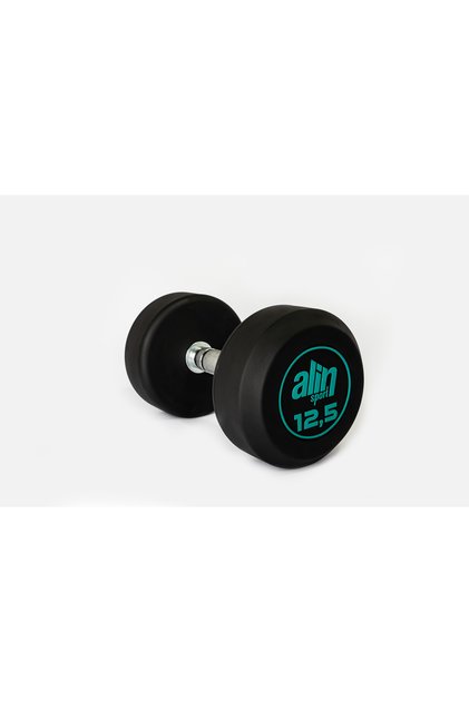 ALİN Sport 12,5 KG Kauçuk Kaplı Profesyonel Olimpik DUMBBELL ( Dambıl )
