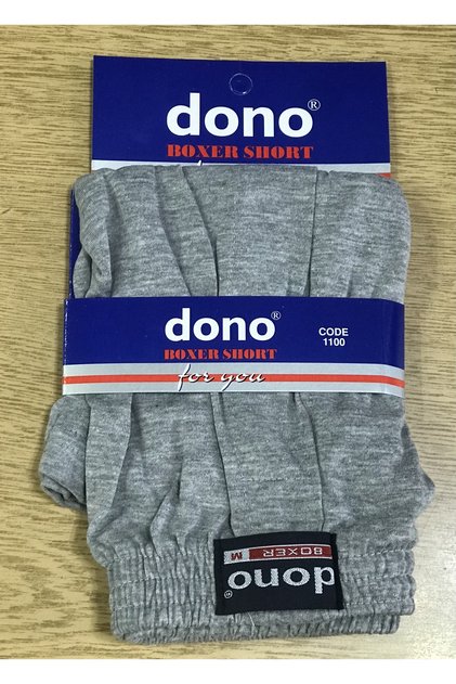 Men's Gray Color 100% Cotton 5 Pack 1St Quality Boxer Shorts