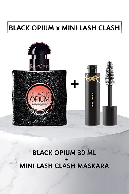Yves Saint Laurent Black Opium EDP 30 ml & Mini Lash Clash Parfüm