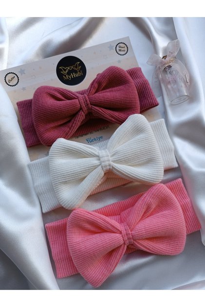 3-Piece Combination Handmade Baby Girl Grand Bandana