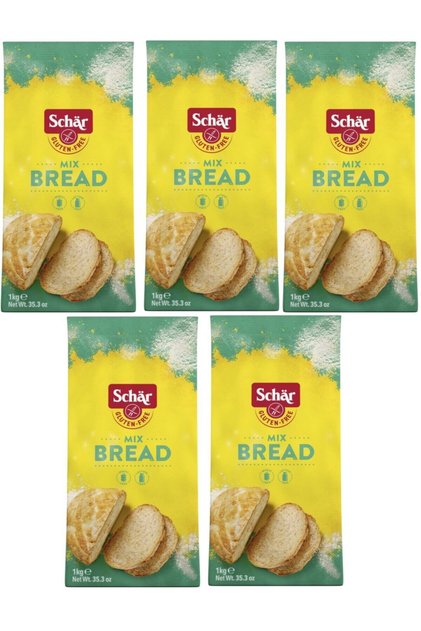 Mix B Glütensiz Karışık Ekmek Unu 1 Kg 5 Adet