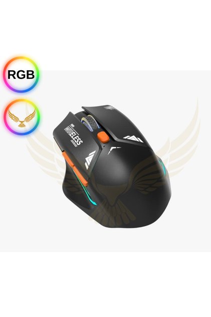 3Dexx Şarjlı Gaming Mouse Işıklı 1600Dpi Gaming Mouse Oyuncu Mouse 6 Tuşlu 400 mAh