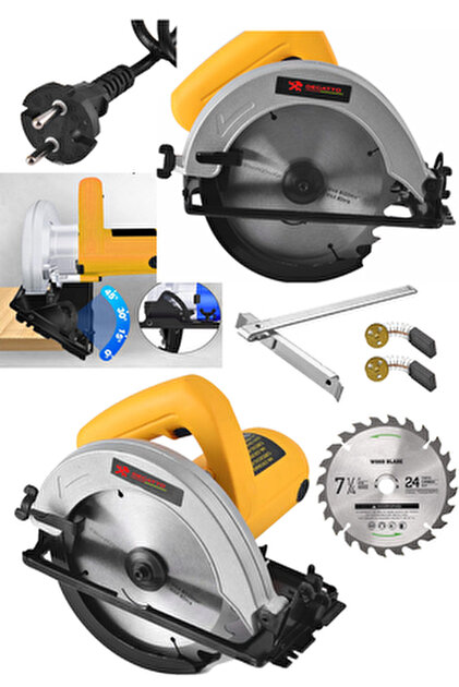 DOZZER Alman 1500 Watt Açı Ayarlı Bx-motor 180 Mm Çelik Şanzıman