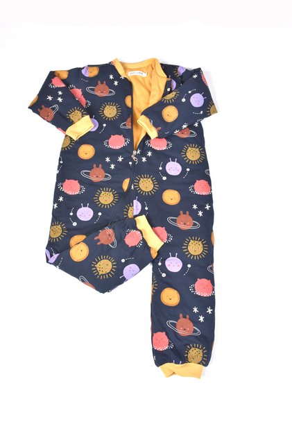 Boy's Long Sleeve Sleeping Bag 2.5 Tog Inner and Outer Surface 100% Combed Cotton 6 8 10 12 Years Old
