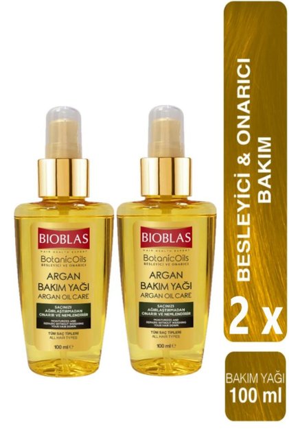 Argan Bakım Yağı 100 ml - Onarıcı Bakım Yağı 2 Adet
