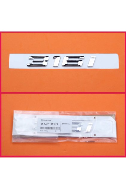 Bmw 3 Serisi E36 E46 E90 F30 316i Bagaj Yazı (16cm) 51147128263