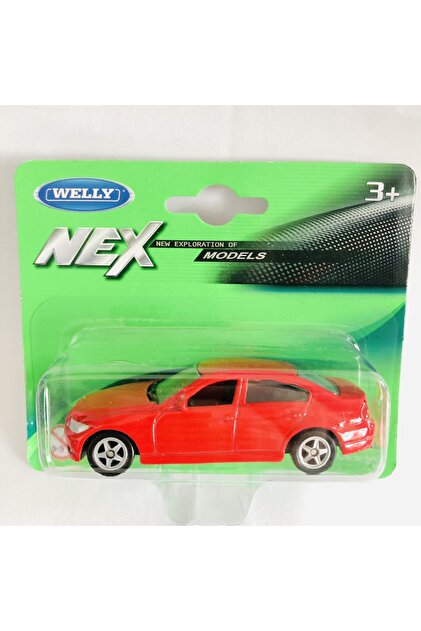 Welly Metal BMW M3 335i Kırmızı 1:64 Ölçek Mini Metal Araba Welly