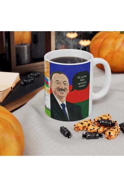 Az?rbaycan azerbaycan temalı bayrağı kupa bardak