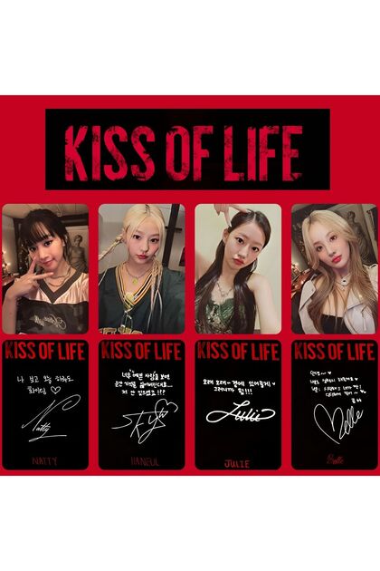 kiss of life キオプ　フォトカード　ナッディ　セット Kpop Dünyasi KISS OF LIFE '' Kiss of life '' PC Set - Fiyatı