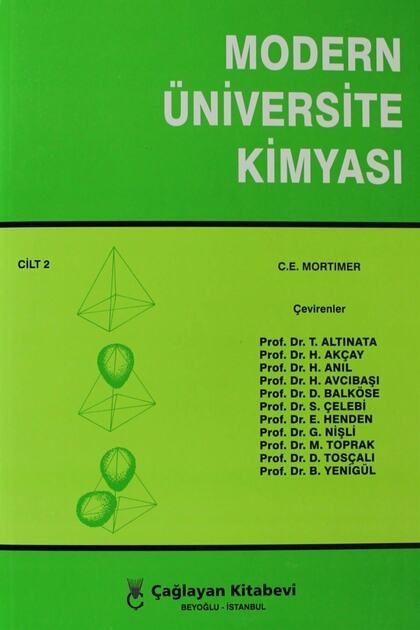 Modern Üniversite Kimyası Cilt: 2 - C. E. Mortimer
