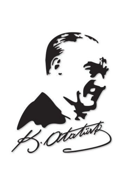 Great Leader Ataturk Car Sticker Paste Auto Sticker 17x20 Cm
