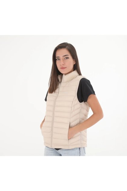 Ecru Women's Vest 2W4SN343PR