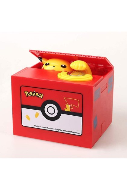 Pokemon Anime kumbara Pikachu Elektronik Para Kutusu Hırsız Pikachu Kumbara