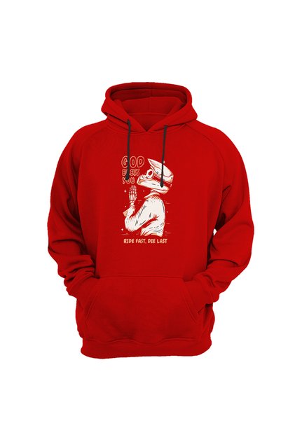 Ride Fast Die Last Printed Sweatshirt