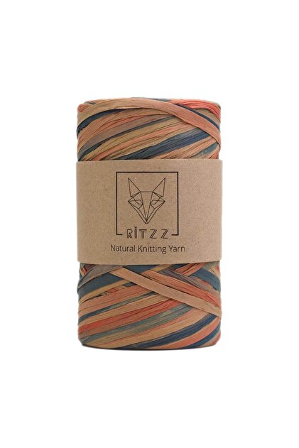 Ritzz Ebruli Soft Rafya İp Ritzz R012 Kraft Denim (150G) - Fiyatı