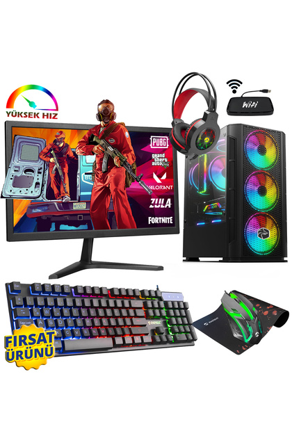 Zeiron Gsx12 Intel Core i5 3470 16GB Ram 512GB SSD GT730 4GB Ekran