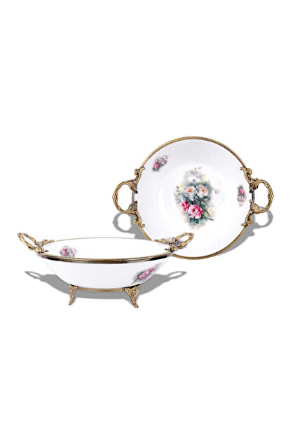 Muba Consept Limoges Panız Miniature Antique Yuvarlak Sunum Servis