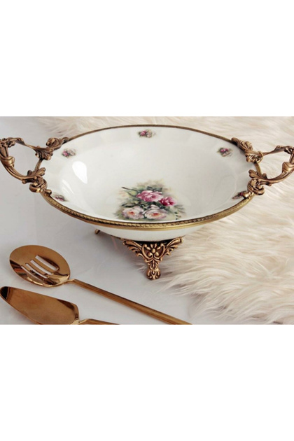 Muba Consept Limoges Panız Miniature Antique Oval Sunum Servis