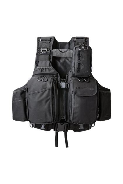Anglers Support Vest Ver.4 Spin Yeleği Black+Black