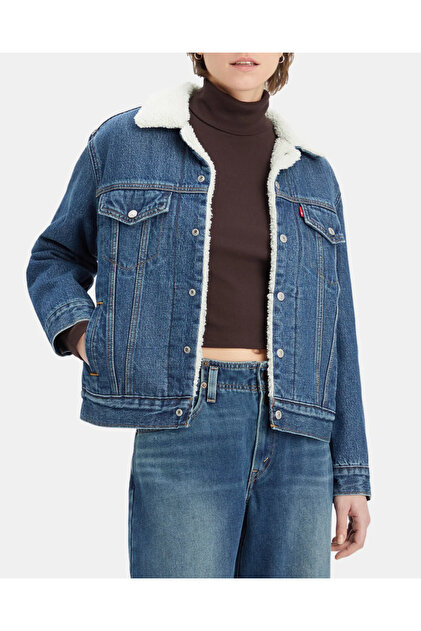 Levi's EX-BOYFRIEND SHERPA TRUCKER JACKET - Fiyatı, Yorumları