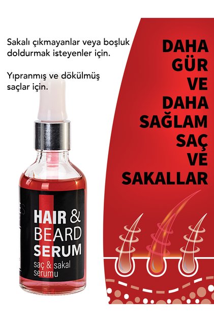 Dökülme Karşıtı Serum Saç Sakal Serumu Dökülme Ve Yıpranmaya Karşı 50ml