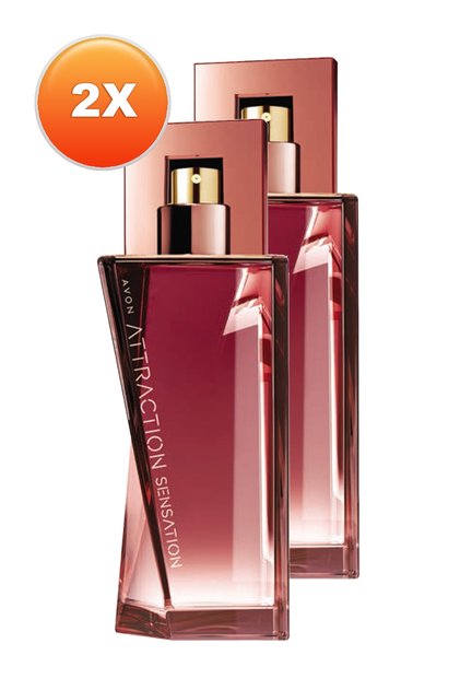 Attraction Sensation Kadın Parfüm Edp 50 Ml. İkili Set