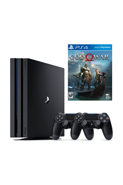 Sony Playstation 4 Pro 1 Tb ( Ps4 Pro ) + 2. Ps4 Kol + Ps4 God Of
