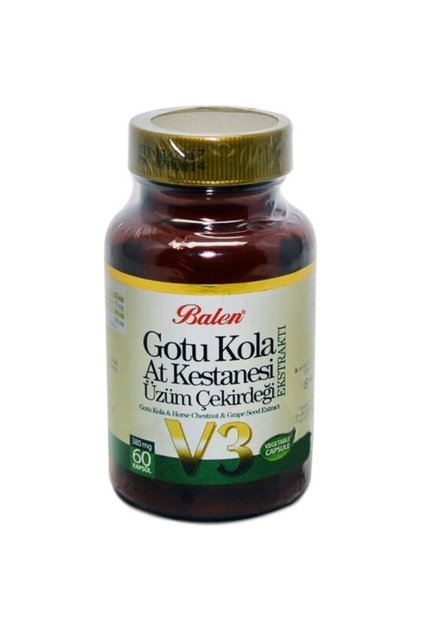 Gotu Kola At Kestanesı& Üzüm Çekirdeği Ekstraktı 355 Mg