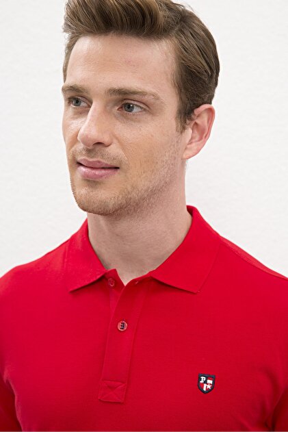 U.S. Polo Assn. Kırmızı Erkek T-Shirt - 2